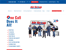 Tablet Screenshot of airgroupllc.com